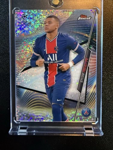 Kylian Mbappe 2020 Topps Finest Speckle Refractor /175