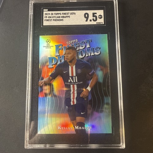 Kylian Mbappe 2019 Topps Finest UCL