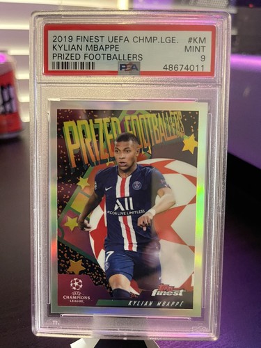 Kylian Mbappe 2019 Topps Finest UCL