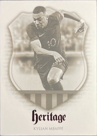 Kylian Mbappe 2023 Panini Futera Unique Heritage Ruby /10