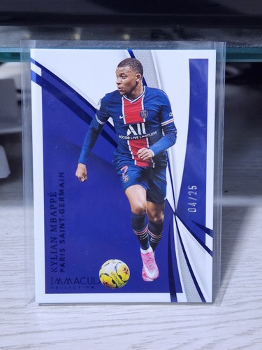 Kylian Mbappe 2021 Panini Immacolata Zaffiro /25