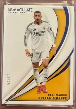 Kylian Mbappe 2024 Panini Immaculate Sapphire /25