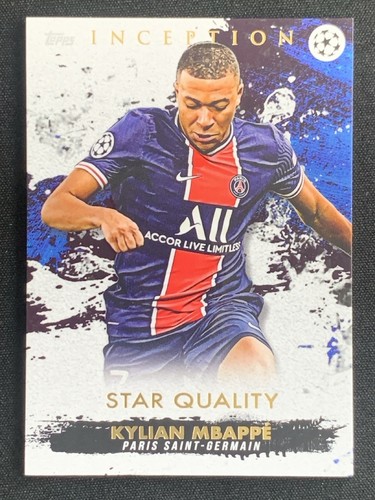 Kylian Mbappe 2021 Topps Inception