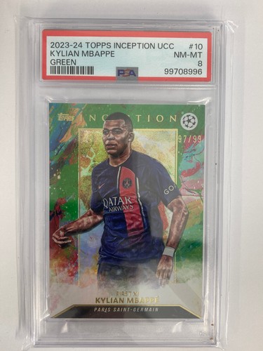Kylian Mbappe 2023 Topps Inception Green /99