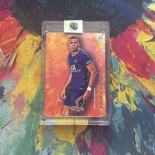 Kylian Mbappe 2022 Topps Inception Orange