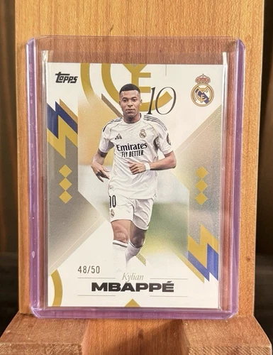 Kylian Mbappe 2025 Topps Los Blancos Gold /50