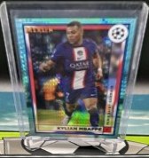 Kylian Mbappe 2023 Topps Merlin Chrome /299