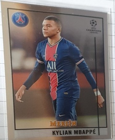 Kylian Mbappe 2021 Topps Merlin Chrome