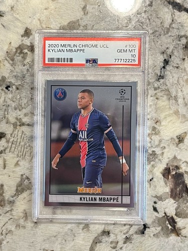 Kylian Mbappe 2020 Panini Merlin Chrome