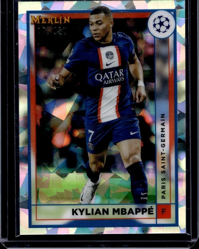 Kylian Mbappe 2022 Panini Merlin Chrome Atomic Refractor /250