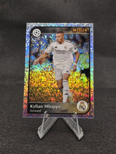 Kylian Mbappe 2024 Panini Merlin Chrome Diamond Refractor