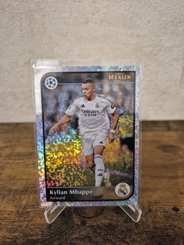 Kylian Mbappe 2024 Topps Merlin Chrome Diamond Refractor #9