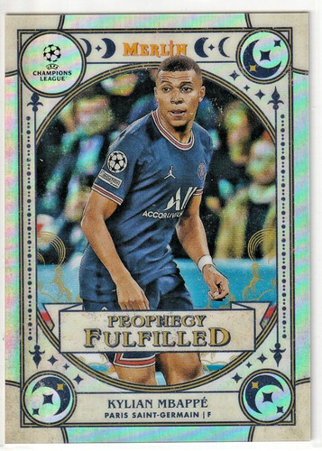 Kylian Mbappe 2021 Topps Merlin Chrome #PF-5