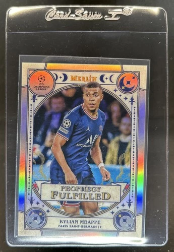 Kylian Mbappe 2021 Topps Merlin Chrome PF-5