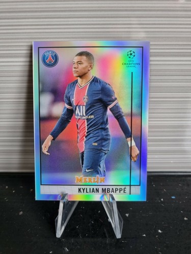 Kylian Mbappe 2021 Topps Merlin Chrome Refractor