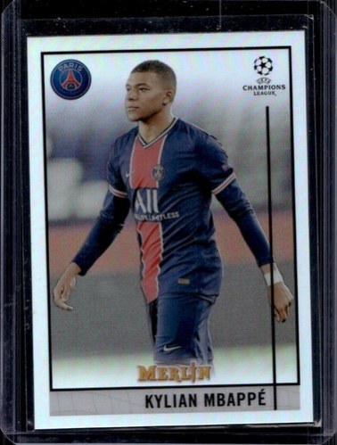 Kylian Mbappe 2020 Topps Merlin Chrome Refractor
