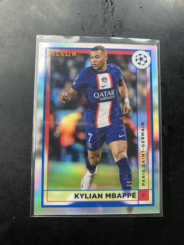 Kylian Mbappe 2023 Topps Merlin Chrome UEFA Refractor