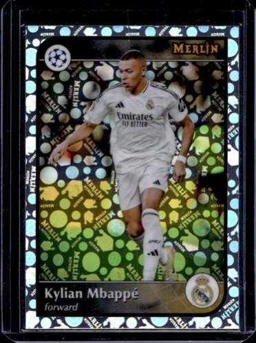 Kylian Mbappe 2024 Topps Merlin Chrome Vintage Refractor