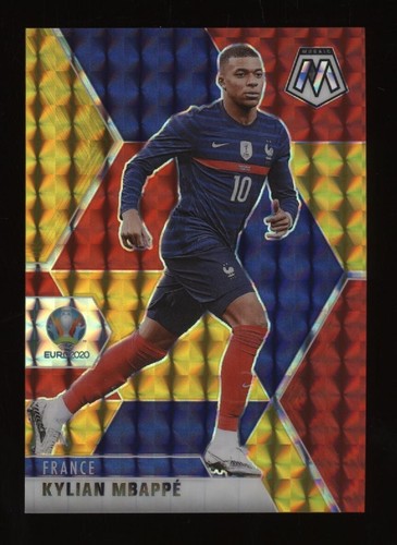 Kylian Mbappe 2020 Panini Mosaic Red Gold /88