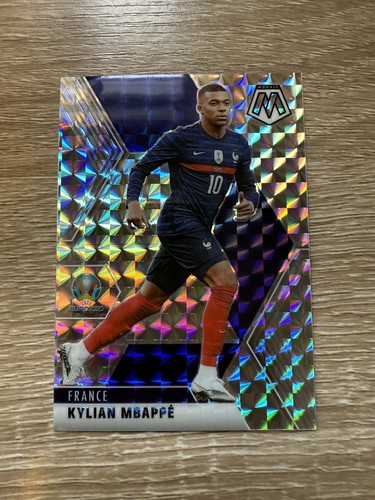 Kylian Mbappe 2021 Panini Mosaic Silver Mosaic Prizm