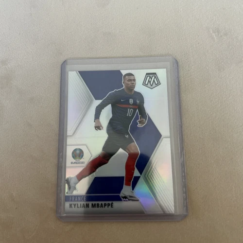 Kylian Mbappe 2021 Panini Mosaic UEFA Euro Silver Prizm