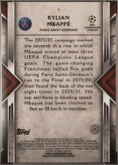 Kylian Mbappe 2022 Topps Museum Sapphire /75