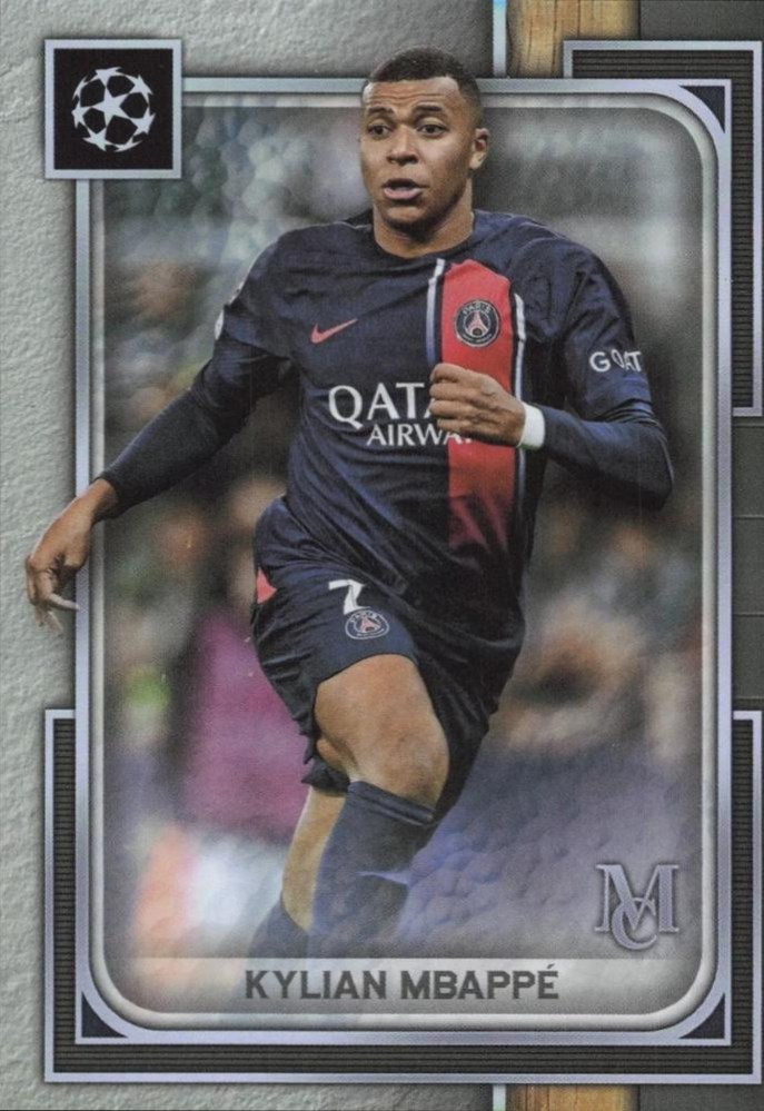Kylian Mbappe 2023 Topps Museum Sapphire /75