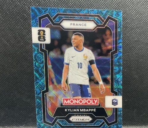 Kylian Mbappe 2026 Panini Prizm Blue Wave