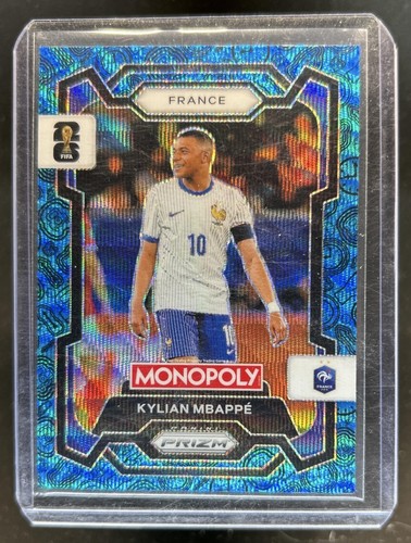 Kylian Mbappe 2026 Panini Prizm Blue Wave #7