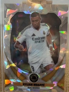 Kylian Mbappe 2025 Panini Prizm Cracked Ice