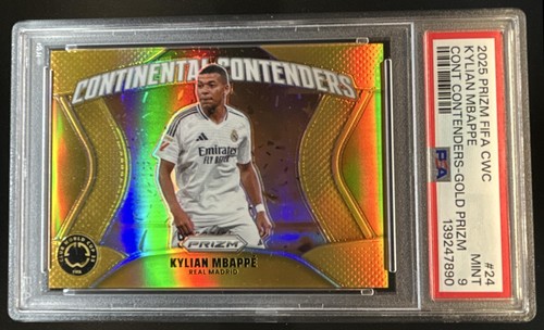 Kylian Mbappe 2025 Panini Prizm FIFA World Cup Gold /10