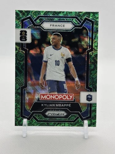 Kylian Mbappe 2026 Panini Prizm Green Wave