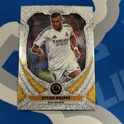 Kylian Mbappe 2025 Panini Prizm Silver Glitter