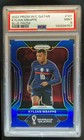 Kylian Mbappe 2022 Panini Prizm World Cup Blue /299