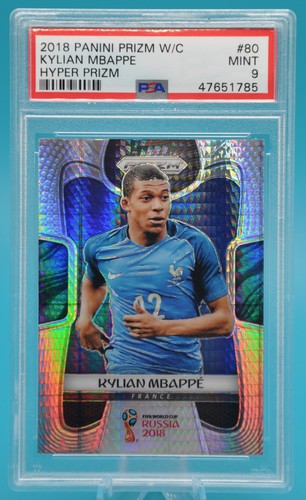 Kylian Mbappe 2018 Panini Prizm World Cup Hyper Prizm