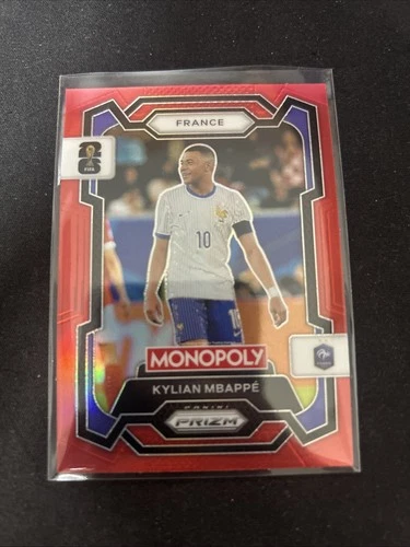 Kylian Mbappe 2026 Panini Prizm World Cup Red Prizm