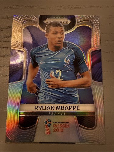 Kylian Mbappe 2018 Panini Prizm World Cup Silver