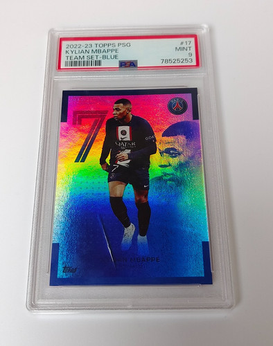 Kylian Mbappe 2023 Topps PSG Blue /150