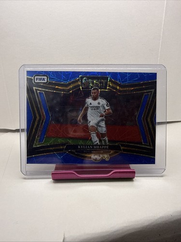 Kylian Mbappe 2024 Panini Select Blue Laser