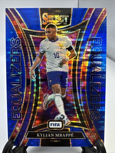 Kylian Mbappe 2024 Panini Select Blue Pulsar