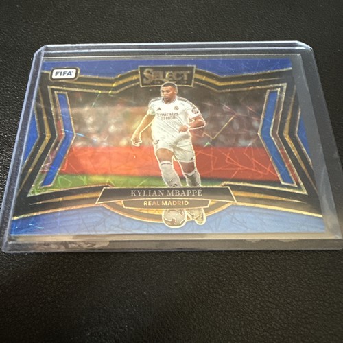 Kylian Mbappe 2024 Panini Select FIFA Blue Lazer Prizm #209