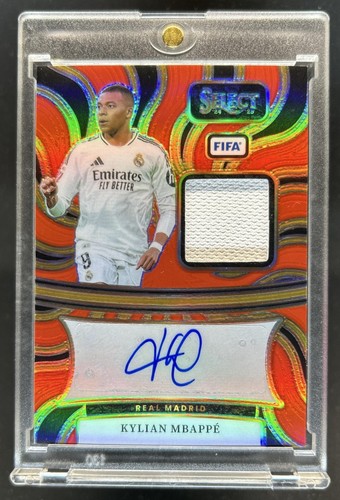 Kylian Mbappe 2024 Panini Select FIFA Maglia Rosso