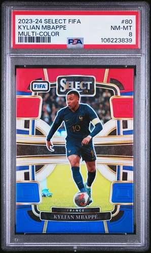 Kylian Mbappe 2023 Panini Select FIFA Multicolor
