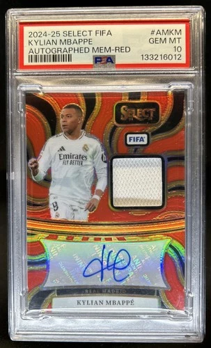 Kylian Mbappe 2024 Panini Select FIFA Red
