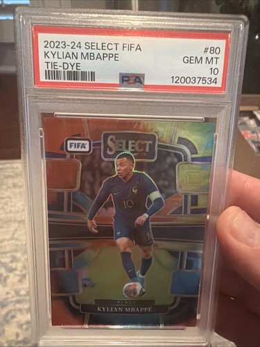 Kylian Mbappe 2023 Panini Select FIFA Tie-Dye /30