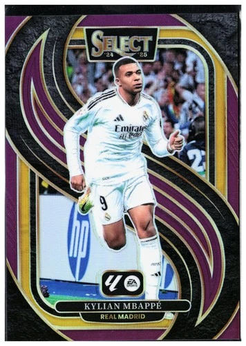 Kylian Mbappe 2024 Panini Select La Liga Purple /99