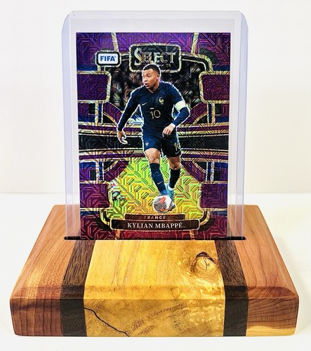 Kylian Mbappe 2023 Panini Select Purple Mojo Prizm