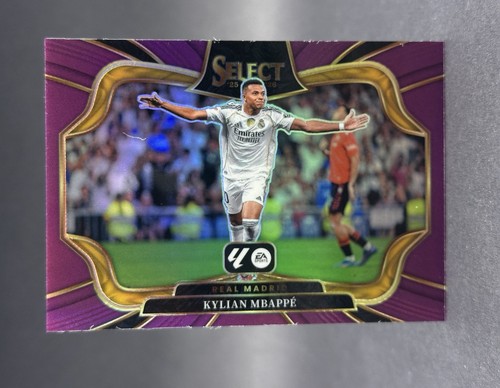 Kylian Mbappe 2025 Panini Select Purple Prizm /125