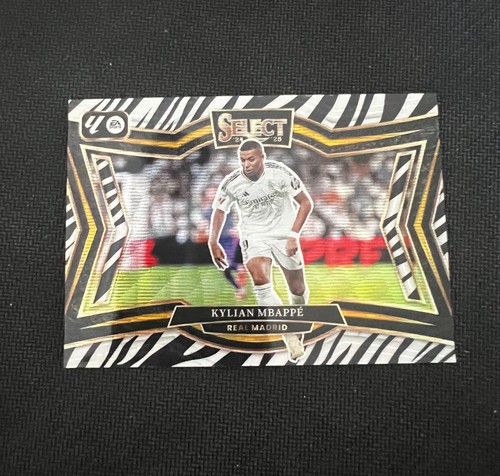 Kylian Mbappe 2024 Panini Seleziona La Liga Zebra Prizm