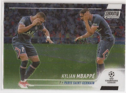 Kylian Mbappe 2021 Topps Stadium Club Chromatic
